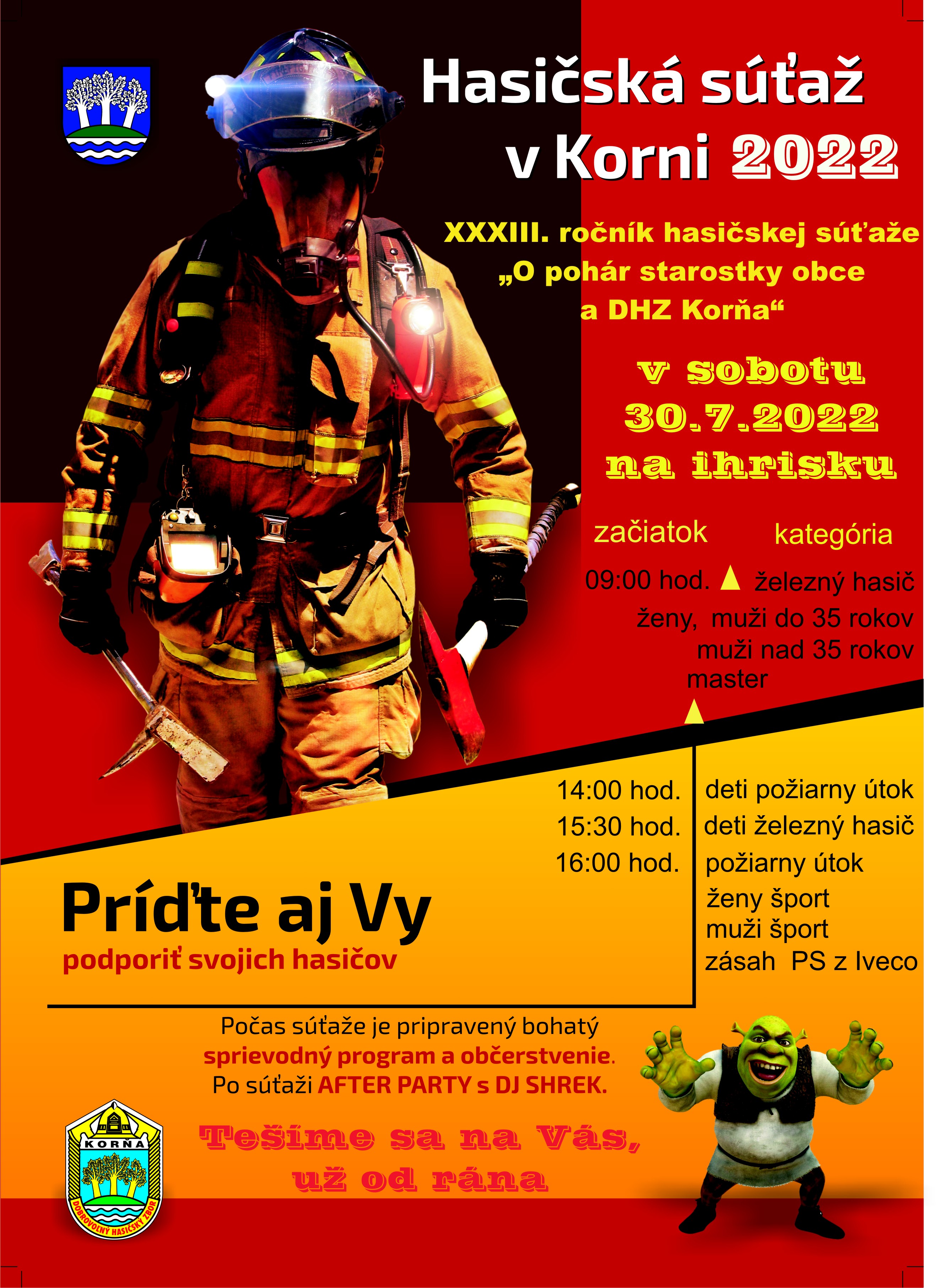 Pozvánka na našu hasičskú súťaž 2022